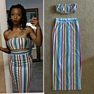 Striped 2 piece